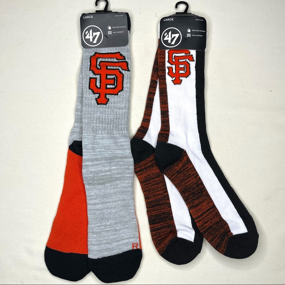 MLB San Francisco Giants team logo socks